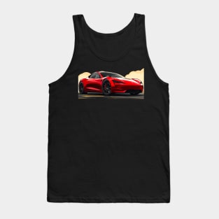 Tesla Roadster Tank Top